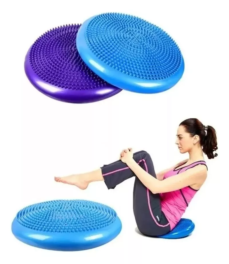 Bosu Equilibrio Cojin Sensorial Disco Equilibrio Yoga Erizo Antiestres 33cm Tdha