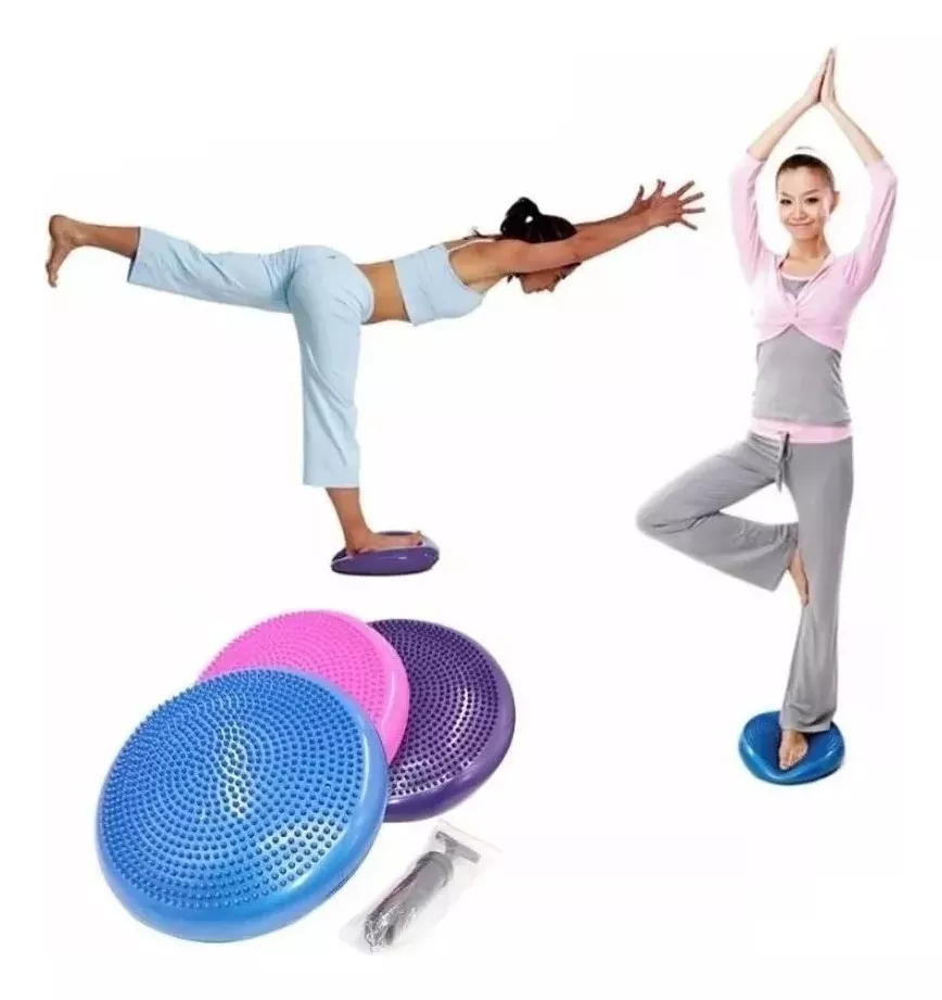 Bosu Equilibrio Cojin Sensorial Disco Equilibrio Yoga Erizo Antiestres 33cm Tdha