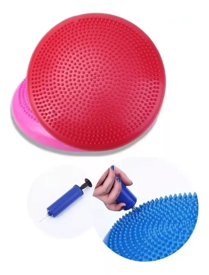Bosu Equilibrio Cojin Sensorial Disco Equilibrio Yoga Erizo Antiestres 33cm Tdha