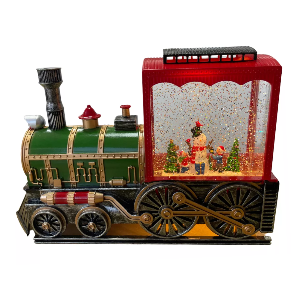 Tren De Navidad Luces Musica Adorno Navideño Usb 28x19x10cm