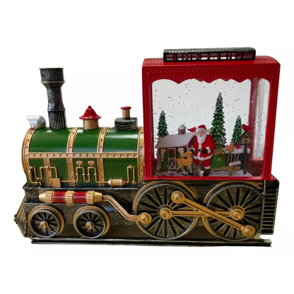 Tren De Navidad Luces Musica Adorno Navideño Usb 28x19x10cm