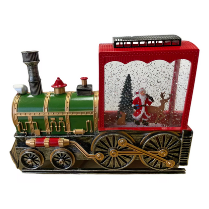 Tren De Navidad Luces Musica Adorno Navideño Usb 28x19x10cm