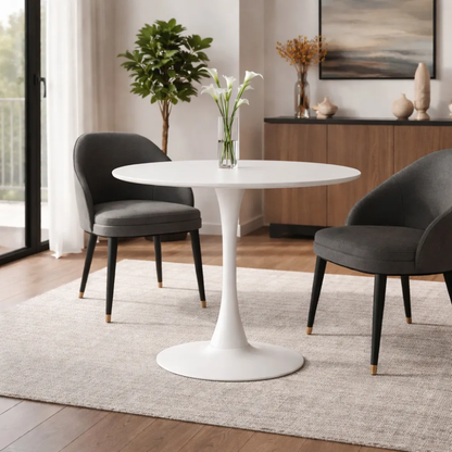 Mesa Redonda Tulip Mesa Cocina Comedor 80x75cm Mesa Living