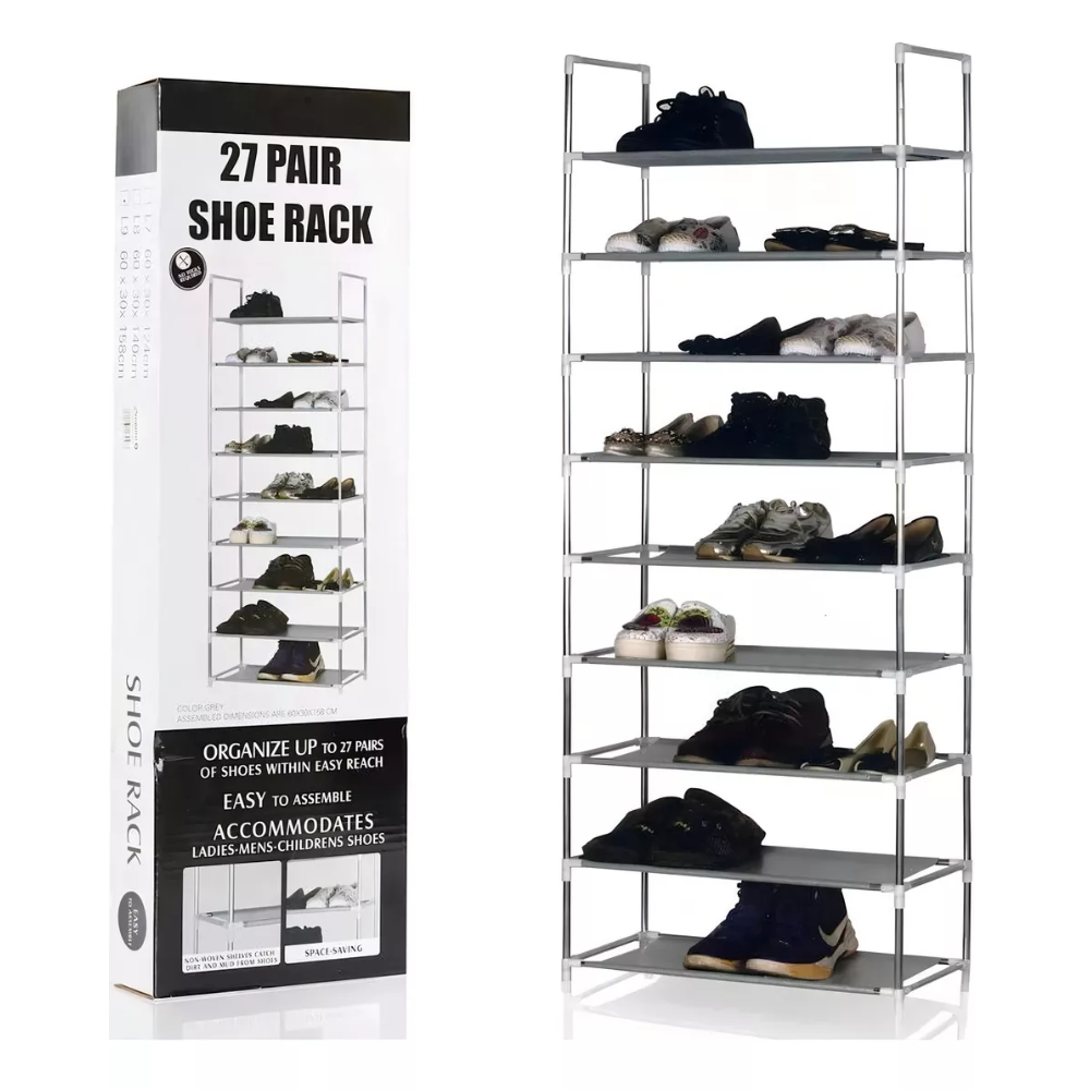 Zapatero Zapatero 27pares 9niveles Metalica Plastico 158x60