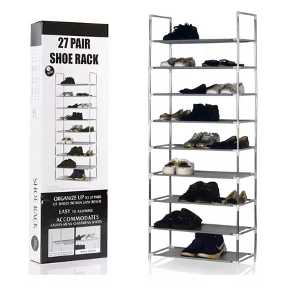 Zapatero Zapatero 27pares 9niveles Metalica Plastico 158x60