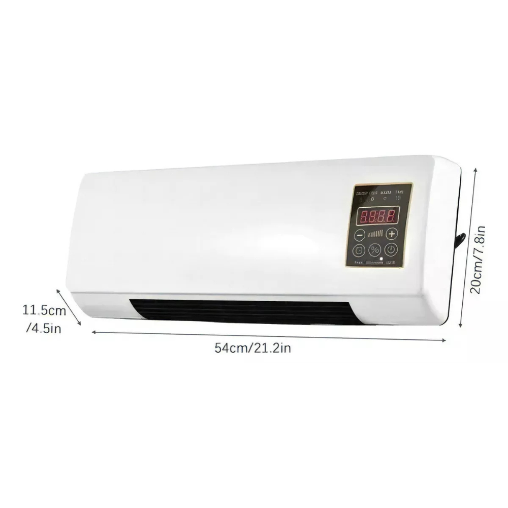 Calentador Calefactor De Pared 2en1 C/control 1500w 220v