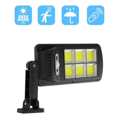 Reflector Focos Solares Led Sensor Movimiento Panel Solar