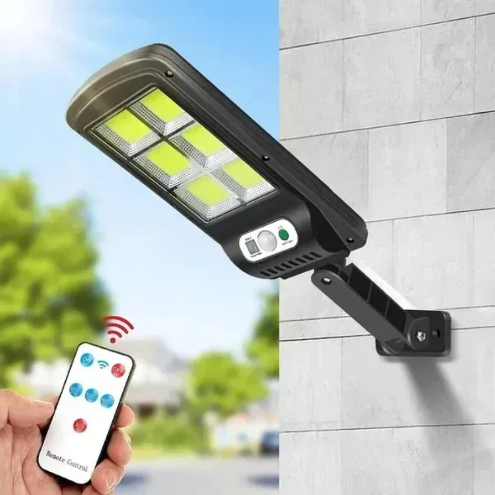 Reflector Focos Solares Led Sensor Movimiento Panel Solar