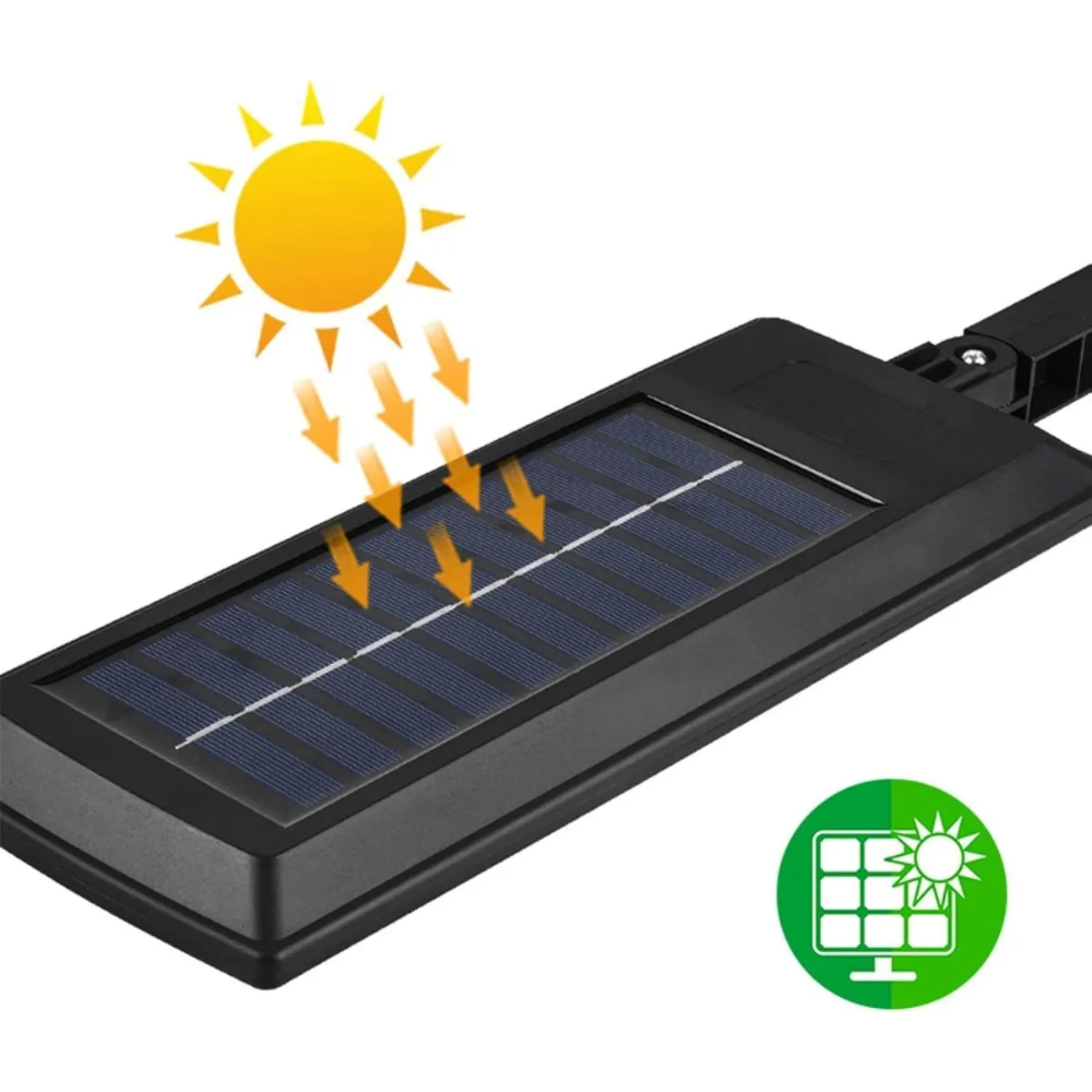Foco Led Exterior Solar Luz Led Reflector 144 Cob + Control
