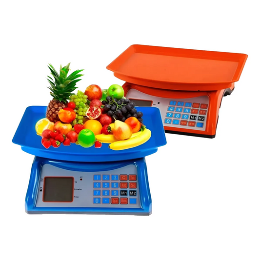Pesa Balanza Digital Bascula Recargable Comercial Hasta 40kg