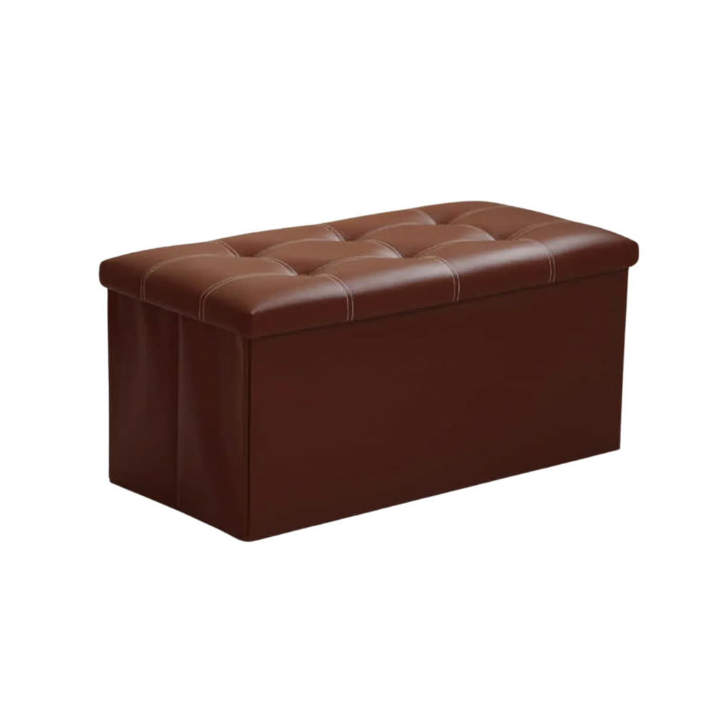 Banqueta Baul Puff Baul Organizador Puff Sillon 76x38cm