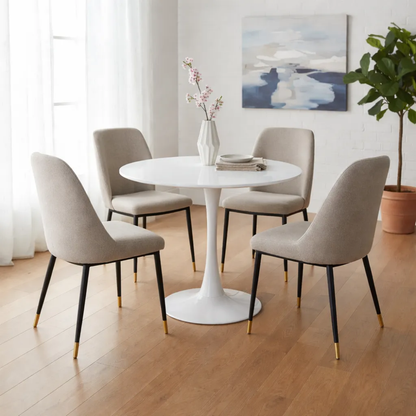 Mesa Redonda Tulip Mesa Cocina Comedor 80x75cm Mesa Living