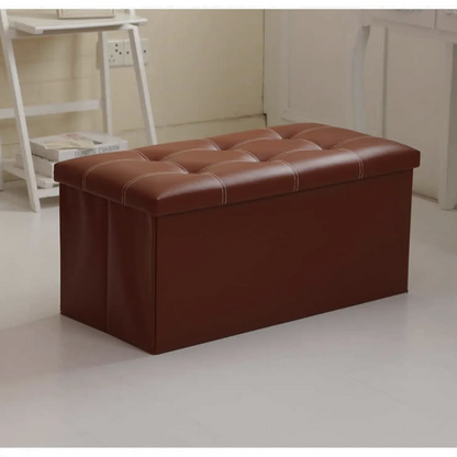 Banqueta Baul Puff Baul Organizador Puff Sillon 76x38cm