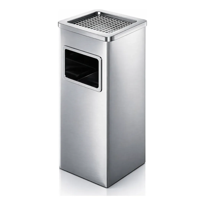 Basurero Metalico 20l Cubo Cenicero Tacho Acero Inoxidable