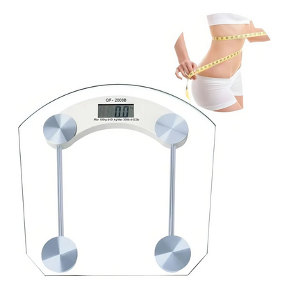 Balanza Digital Peso Corporal Vidrio Templado Cuadrado 180kg