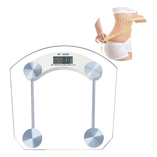 Balanza Digital Peso Corporal Vidrio Templado Cuadrado 180kg