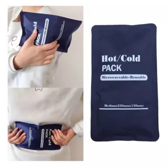 Compresa Gel Frio Calor Golpes Lesiones Reutilizable 27x13cm