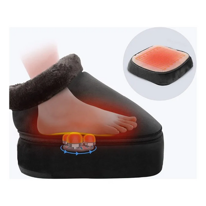 Masajeador Calienta Pies Termico Electrico 2 En 1 Pantufla