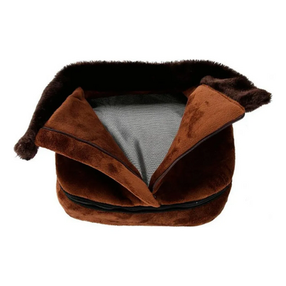 Masajeador Calienta Pies Termico Electrico 2 En 1 Pantufla