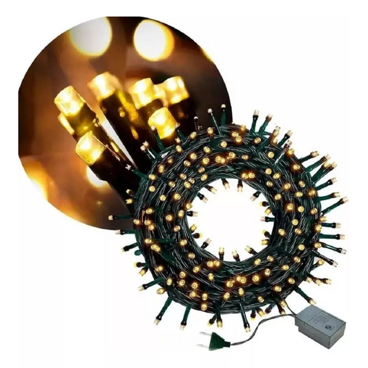 Guirnalda Luces Exterior Luces Led Navidad 100l C/sonido