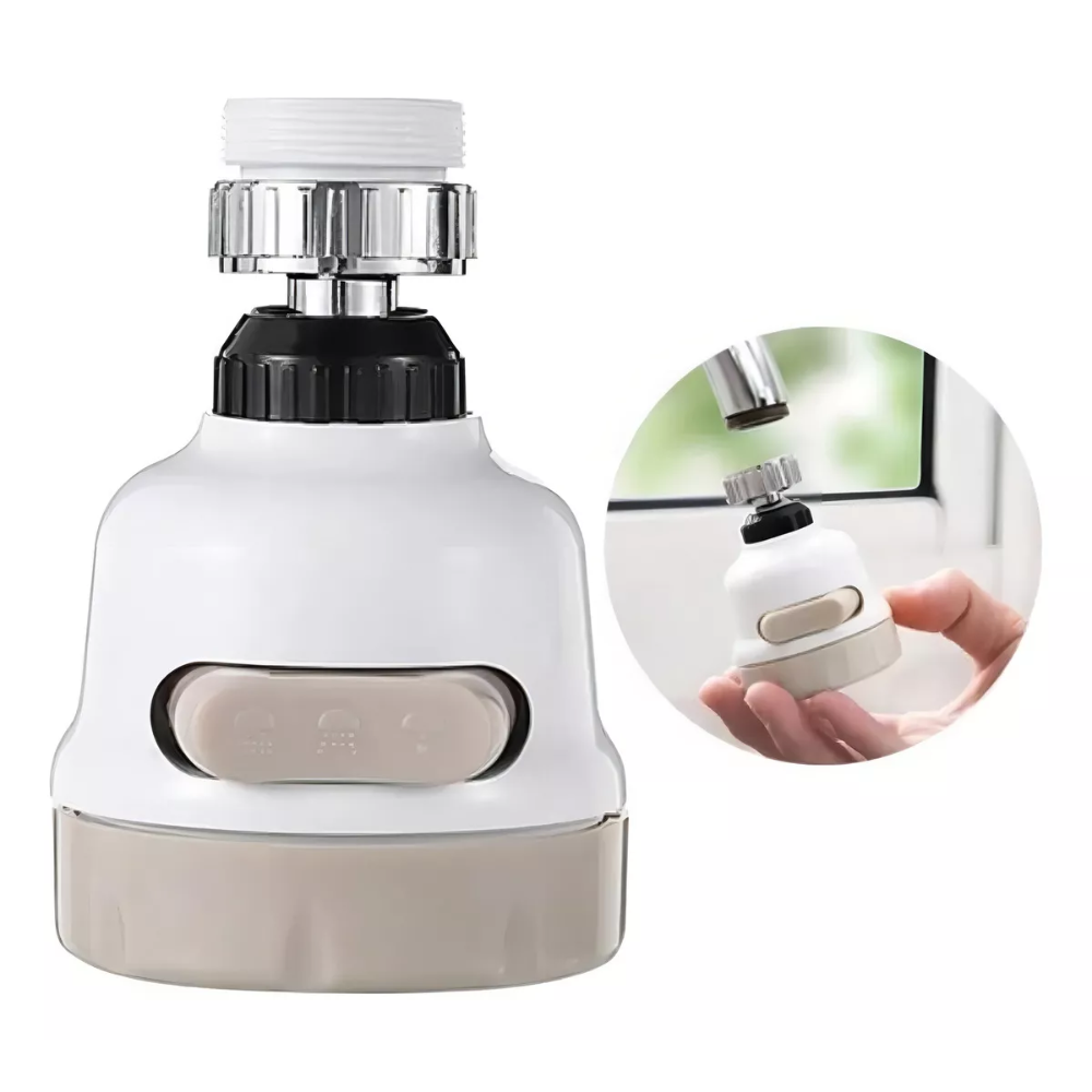 Grifo Cabezal Llave Lavaplatos Giratorio Regula Ahorro Agua