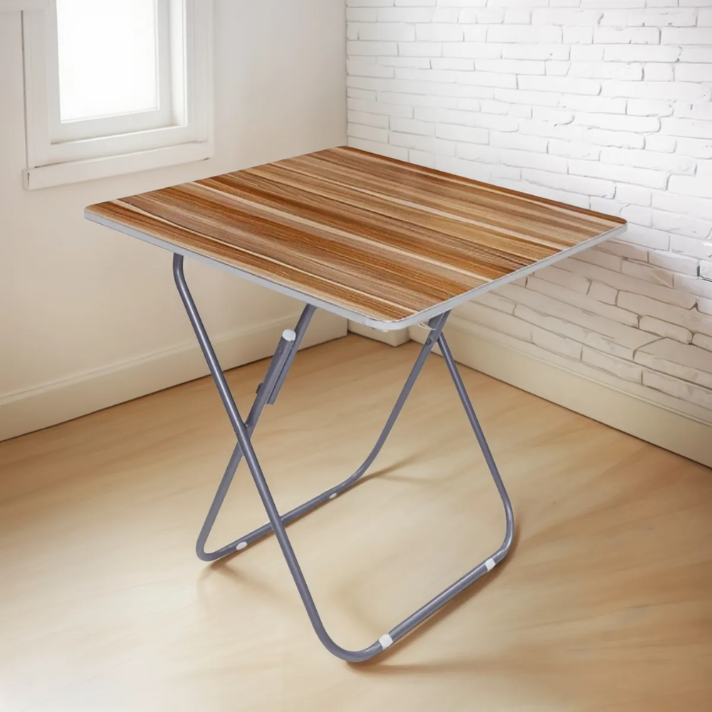 Mesa Plegable Portatil Multifuncional Mesa Auxiliar 60x60cm
