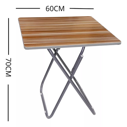 Mesa Plegable Portatil Multifuncional Mesa Auxiliar 60x60cm