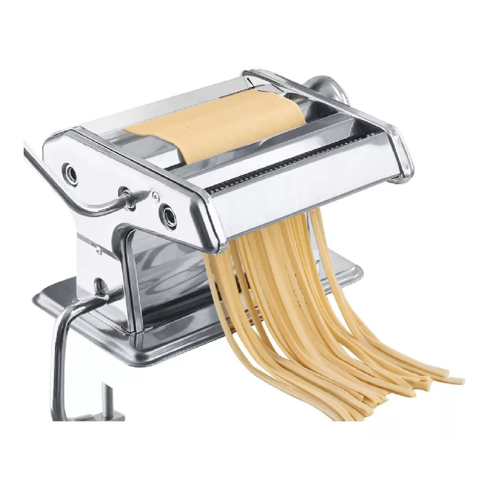 Maquina Manual De Pastas Acero Inoxidable Color Plateado