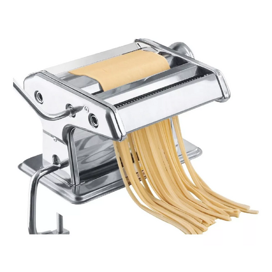 Maquina Manual De Pastas Acero Inoxidable Color Plateado