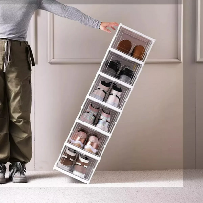 6 Cajas Organizadoras Zapatos Zapatero Zapatera Plegable