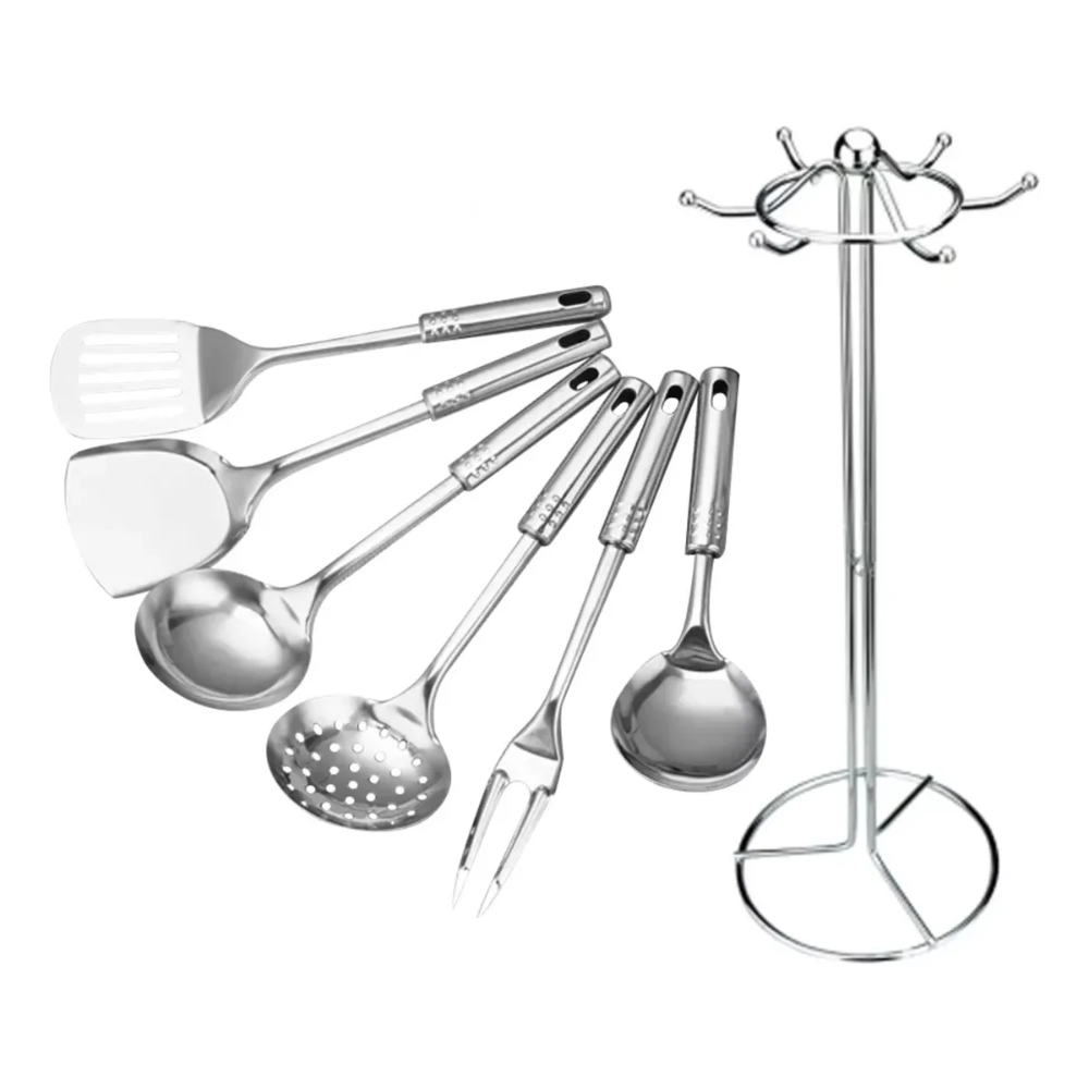 Set Utensilios De Cocina Acero Inoxidable Set Cocina 7pcs