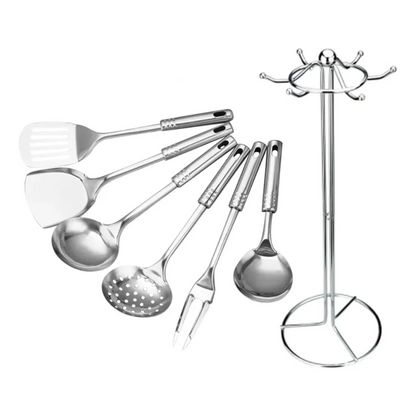 Set Utensilios De Cocina Acero Inoxidable Set Cocina 7pcs