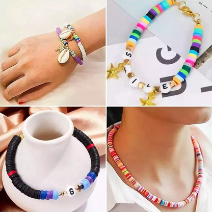 Set De Cuentas Y Letras Kit Mostacillas Para Hacer Pulseras
