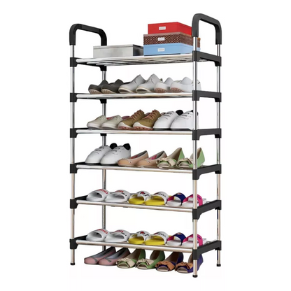 Organizador De Zapatos Estante Metalico Zapatero 6 Niveles