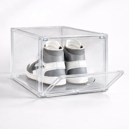 Caja Organizadora De Zapatos Zapatera Acrilica Apilable