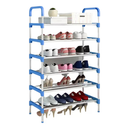 Organizador De Zapatos Estante Metalico Zapatero 6 Niveles