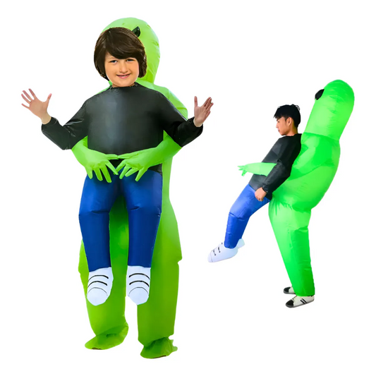 Disfraz Alien Inflable Disfraz De Marciano Inflador Incluido Disfraz De Extraterrestre Para Niños