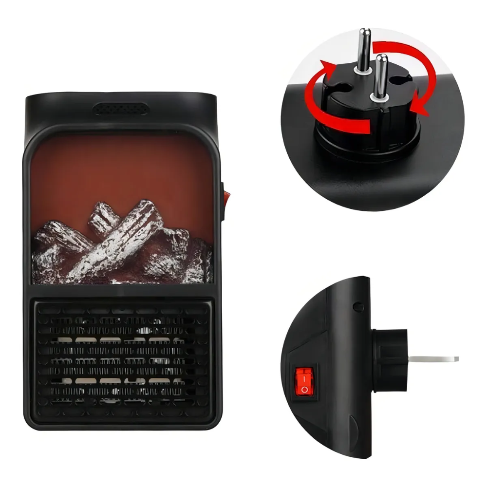 Calefactor Portatil Termo Ventilador 1000w Estufa Calentador