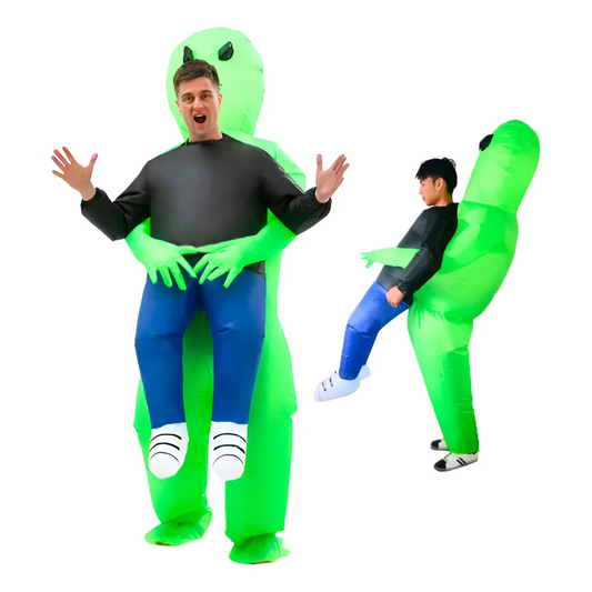 Disfraz Alien Inflable Disfraz De Marciano Inflador Incluido Disfraz De Extraterrestre Para Adultos