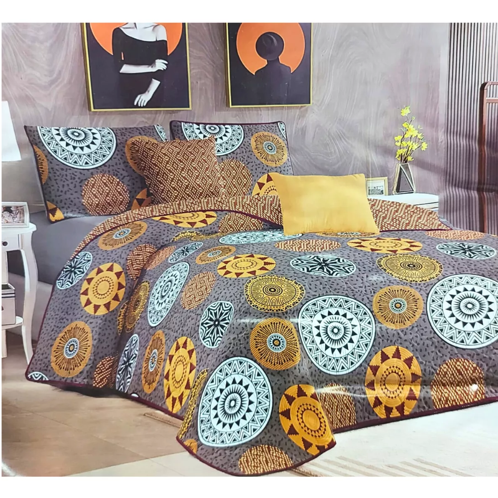 Cubrecama Quilt Cobertor De Verano Liviano 2.5pza Con Fundas