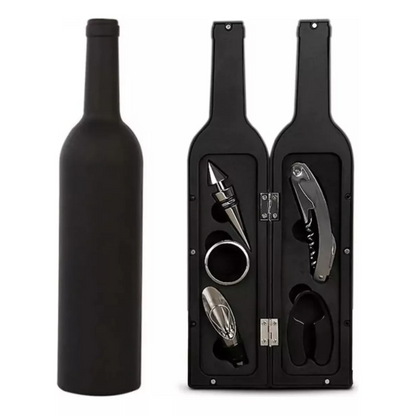 Set Descorchado Vino Sacacorcho Vino Estuche Set 5piezas