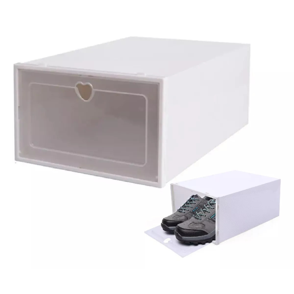 Caja Organizadores De Zapatos Cajas Apilables Zapateras