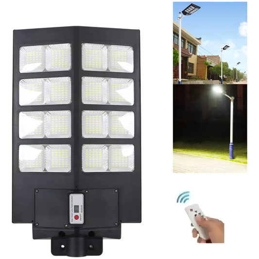 Foco Led Solar Exterior Poste 800w Con Sensor De Movimiento