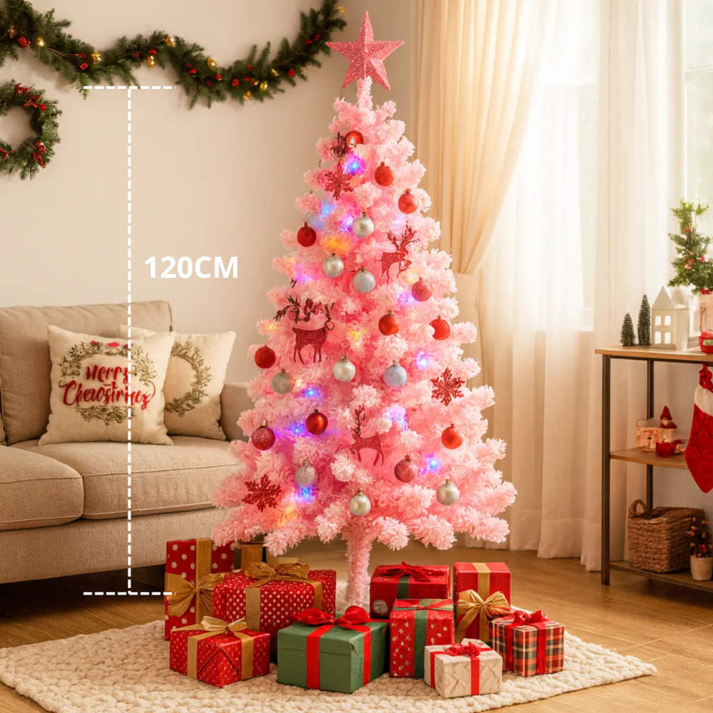 Arbol De Navidad 120cm Artificial Pino Pascua Arbol Nevado