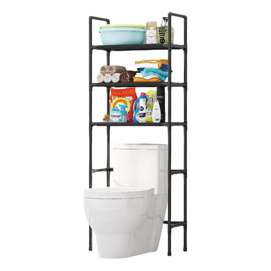 Estante Mueble Organizador Baño 3 Niveles Metalico 155x47x25