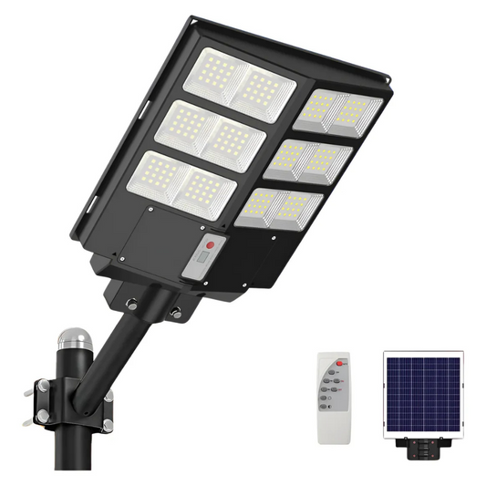 Foco Led Solar Exterior Poste 600w Con Sensor De Movimiento