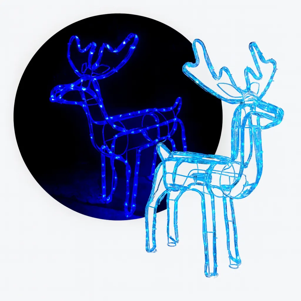 Reno Navideno Luz Renos De Navidad Reno Navideño Luces 95cm