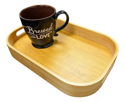 Bandeja Desayuno Bandejas Garzon Bandejas De Madera 33x22cm