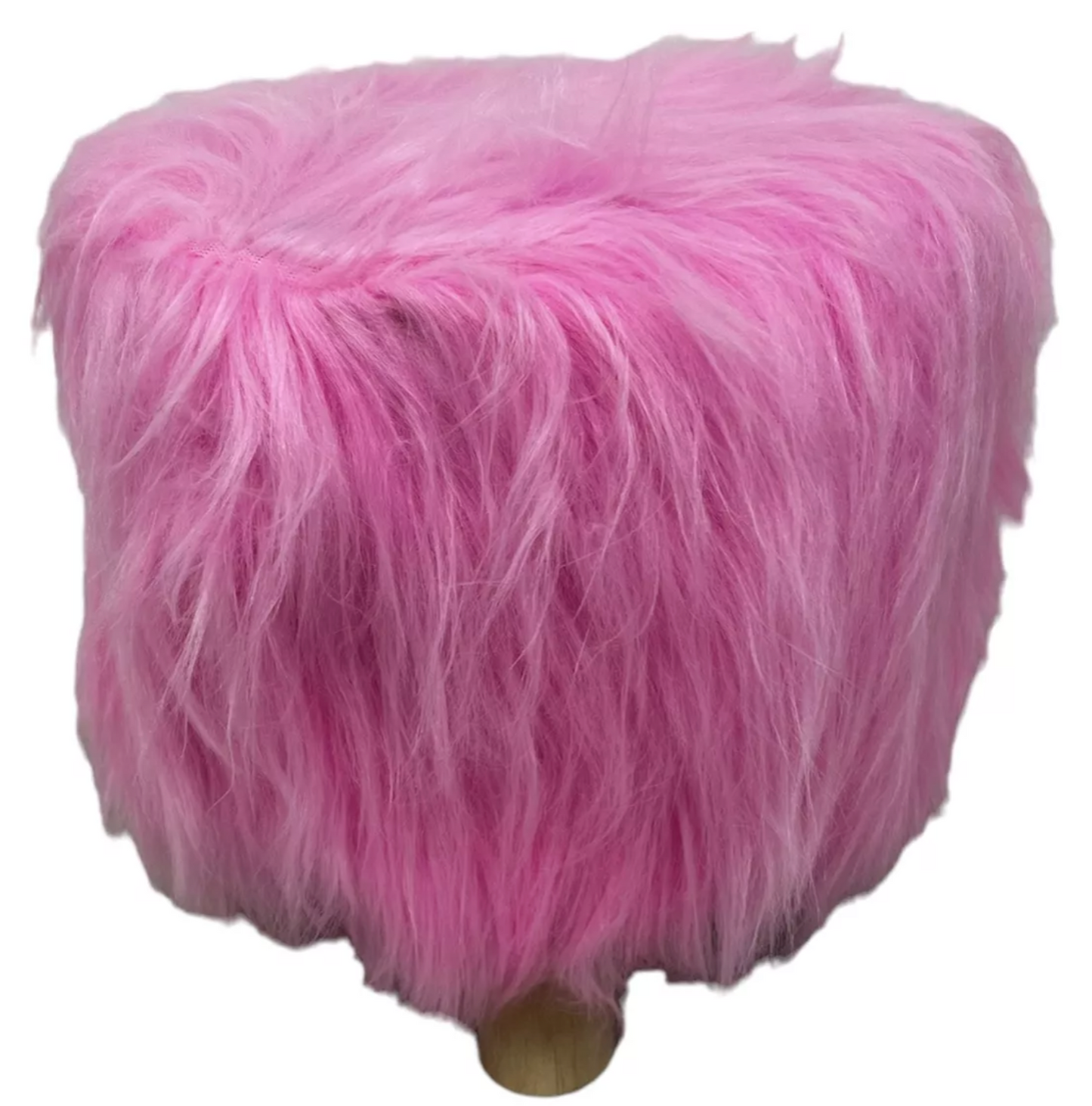 Puff Para Living Sillon Puff Peludo Pouf Peludos 30x30cm