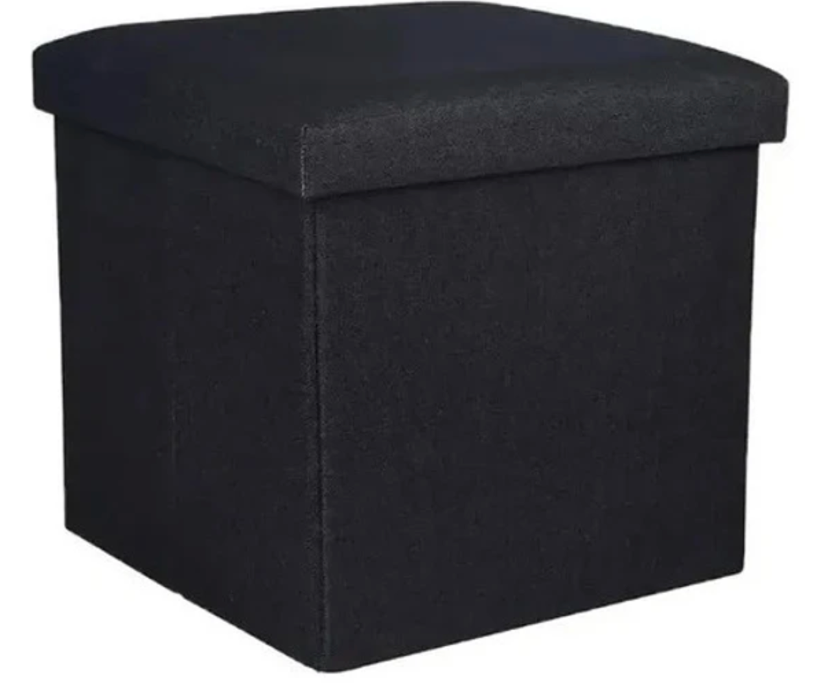 Puff Organizador Silla Cubo Organizador Plegable 30x30x30cm